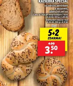 Lidl Kaiserka spciál nabídka