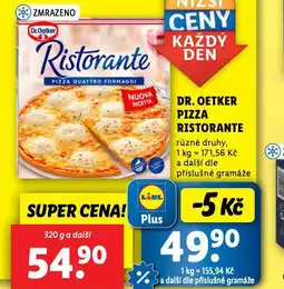 Lidl Dr. oeter pizza ristorante nabídka