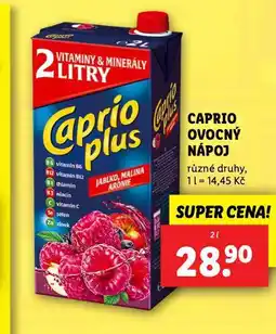 Lidl Carpacio ovocný nápoj nabídka