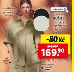 Lidl Košile nabídka