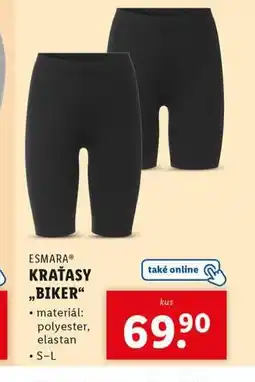 Lidl Kraťasy biker nabídka