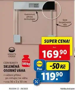 Lidl Skleněná osobní váha nabídka