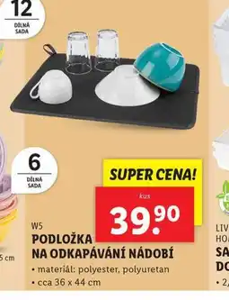 Lidl Podložka na odkapávání nádobí nabídka
