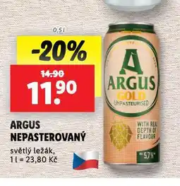Lidl Pivo argus nabídka