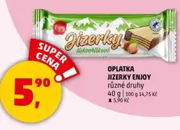 Penny Market OPLATKA JIZERKY ENJOY různé druhy, 40 g nabídka