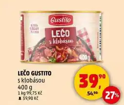 Penny Market LEČO GUSTITO s klobásou, 400 g nabídka