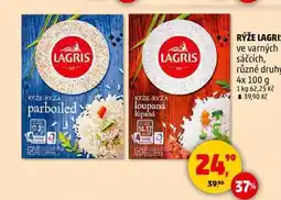Penny Market RÝŽE LAGRIS ve varných sáčcích, různé druhy, 4x 100 g nabídka