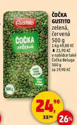 Penny Market GUSTITO ČOČKA zelená zelená, 500 g nabídka