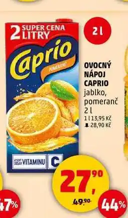 Penny Market OVOCNÝ NÁPOJ CAPRIO jablko, 2 l nabídka