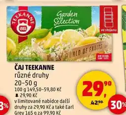Penny Market ČAJ TEEKANNE Garden Selection různé druhy, 20-50 g nabídka