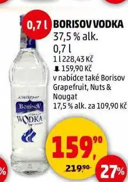 Penny Market BORISOV VODKA 37,5% alk., 0,7 l nabídka