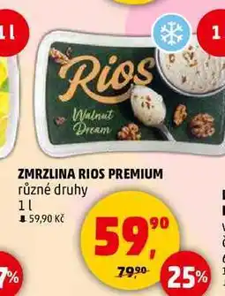 Penny Market ZMRZLINA RIOS PREMIUM 7% různé druhy, 1 l nabídka