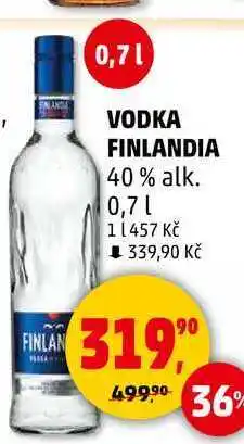 Penny Market VODKA FINLANDIA 40% alk., 0,7 l nabídka