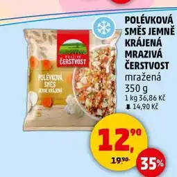 Penny Market POLÉVKOVÁ SMĚS JEMNĚ KRÁJENÁ MRAZIVÁ ČERSTVOST mražená, 350 g nabídka