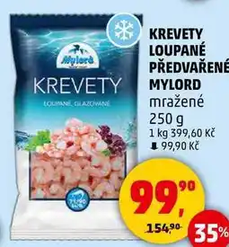 Penny Market KREVETY MYLORD LOUPANE GRAZOVANE mražené, 250 g nabídka