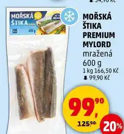 Penny Market MOŘSKÁ ŠTIKA PREMIUM MYLORD mražená, 600 g nabídka