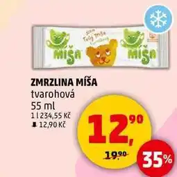 Penny Market ZMRZLINA MÍŠA tvarohová, 55 ml nabídka