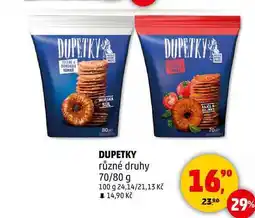 Penny Market DUPETKY různé druhy, 70/80 g nabídka