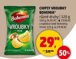 Penny Market CHIPSY VROUBKY BOHEMIA různé druhy, 120 g nabídka