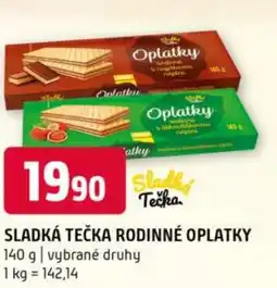 Terno SLADKÁ TEČKA RODINNÉ OPLATKY nabídka