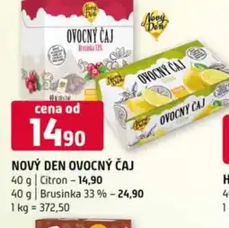 Terno NOVÝ DEN OVOCNÝ ČAJ nabídka