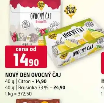 Terno NOVÝ DEN OVOCNÝ ČAJ nabídka