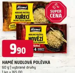 Terno Hamé nudlová polévka nabídka