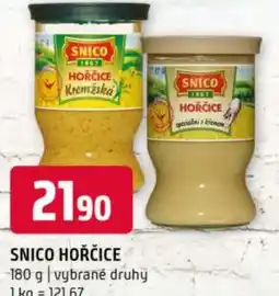 Terno Snico hořčice nabídka