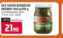 Terno DLE GUSTA BZENECKÉ OKURKY nabídka