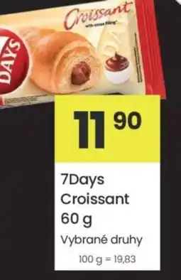 Kubík potraviny 7Days Croissant nabídka