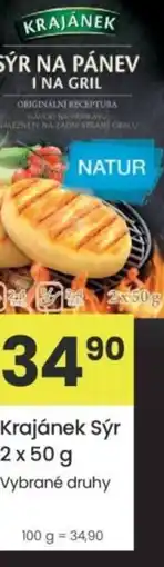 Kubík potraviny Krajánek Sýr nabídka