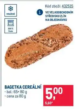 Makro BAGETKA CEREÁLNÍ nabídka
