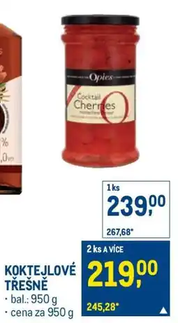 Makro Koktejlové třešně nabídka