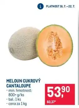 Makro Meloun cukrový Cantaloupe nabídka