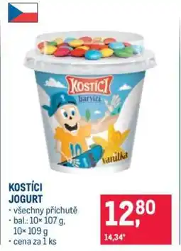 Makro Kostíci jogurt nabídka