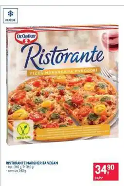 Makro RISTORANTE MARGHERITA VEGAN nabídka