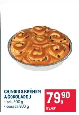 Makro Chinois s krémem a čokoládou nabídka