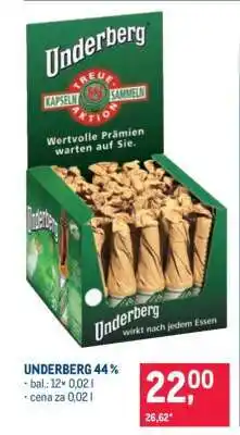 Makro UNDERBERG 44 % nabídka
