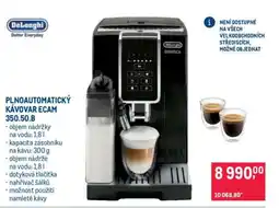 Makro PLNOAUTOMATICKÝ KÁVOVAR ECAM 350.50.B nabídka