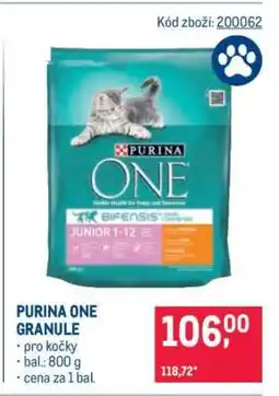 Makro PURINA ONE GRANULE nabídka
