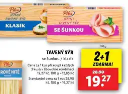 Lidl Tavený sýr se šunkou / klasik nabídka