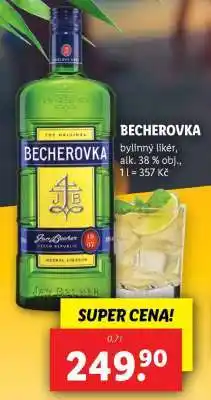 Lidl Becherovka nabídka