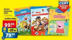 Lidl Dětský kreativní sešit nabídka