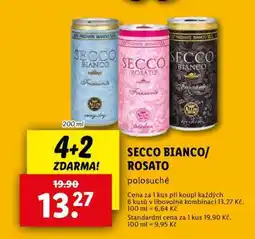 Lidl SECCO BIANCO ROSATO nabídka