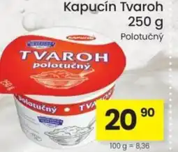 Kubík potraviny Kapucín Tvaroh nabídka