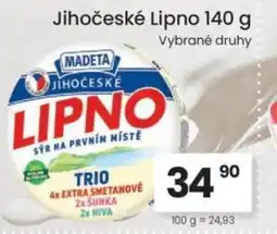 Kubík potraviny MADETA Jihočeské Lipno nabídka