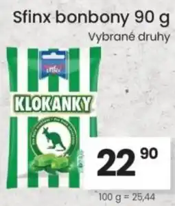 Kubík potraviny Sfinx bonbony nabídka