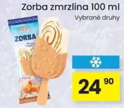Kubík potraviny Zorba zmrzlina nabídka