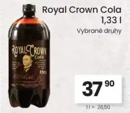 Kubík potraviny Royal Crown Cola nabídka