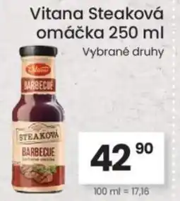 Kubík potraviny Vitana Steaková omáčka nabídka